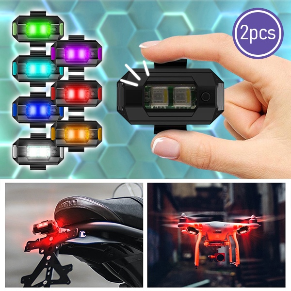 Luzes Estroboscópicas LED Recarregáveis para Veículos (Pack de 2) | STROBIES