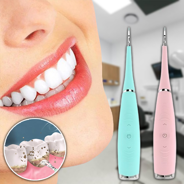 Limpador dentário ultrassónico - remove tártaro e manchas em casa | SMILY