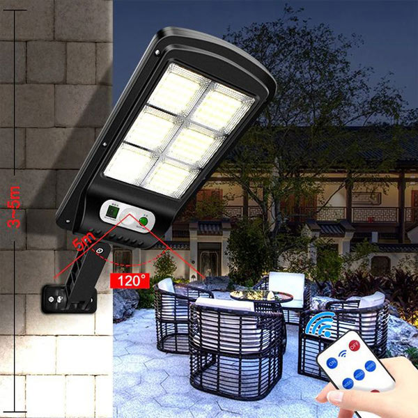 Luz solar com sensor de movimento - 48 LED, IP65, 3 modos, controlo remoto | SENSLED