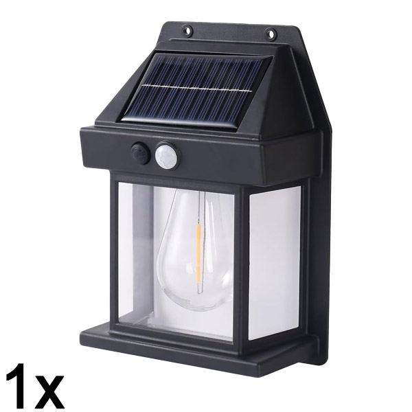 1x Luz solar para exterior – não necessita de cablagem | FLUXLAMP