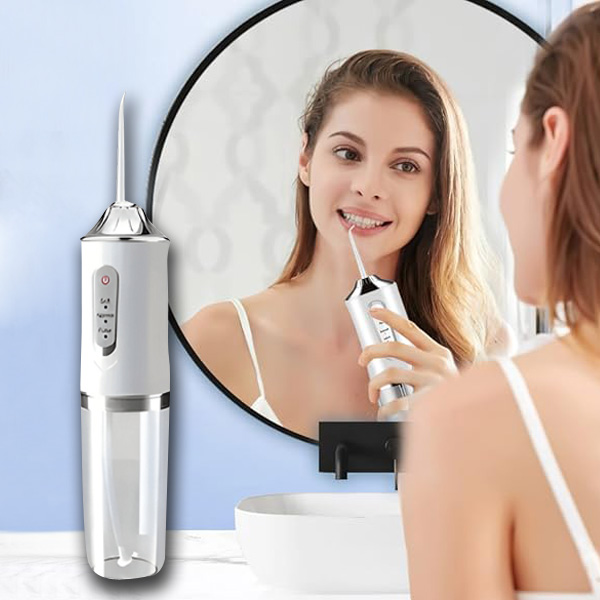 Irrigador oral sem fios - 4 pontas, recarregável por USB | TOOTHCLEANSO
