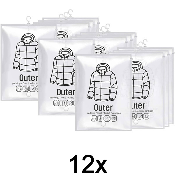 3x Sacos de armazenamento a vácuo para pendurar – (4 un) | VACUHANG