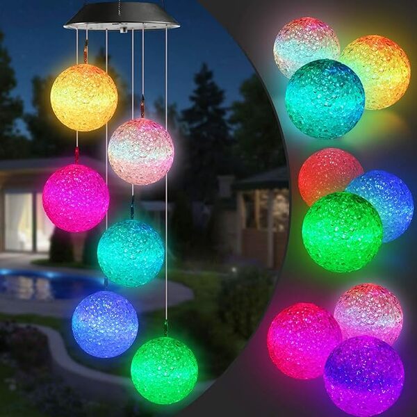 Candeeiro Solar Suspenso LED para Jardim | AURAWIND