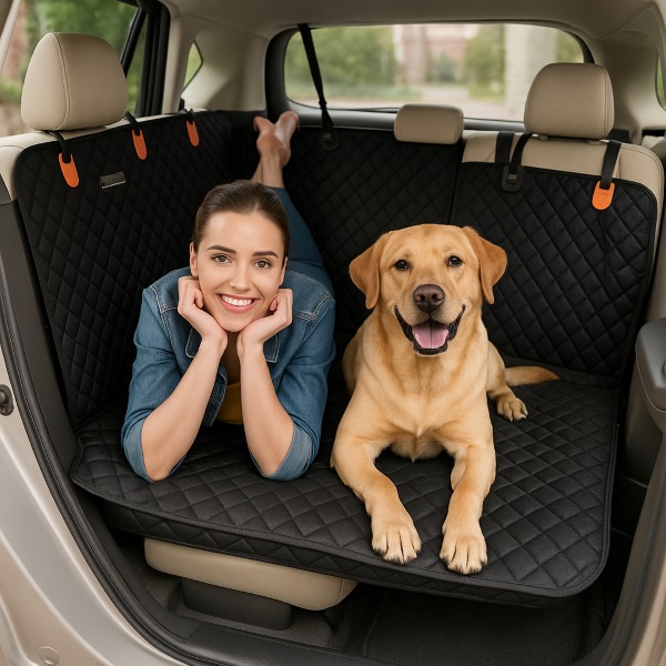 Capa impermeável para o banco traseiro do carro para cães | CARIPET