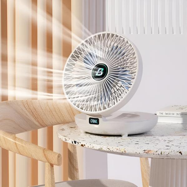 Mini ventilador portátil - oscilação 120°, bateria 12h | AIRCOLIO
