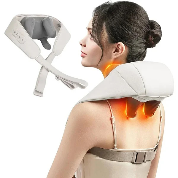 Massajador de pescoço com aquecimento | RELAXORI